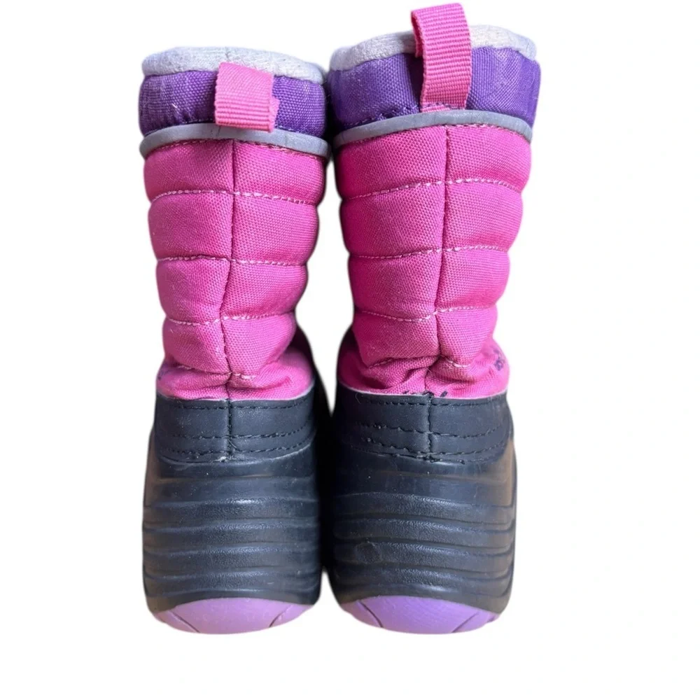 Arctic Shield Kids Insulated Winter Snow Boots – Sz 13 (Purple & Pink)